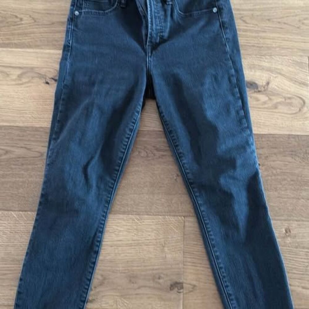 Gap True Skinny Ankle Sky High Black Jeans Women's 6/28S Petite Short